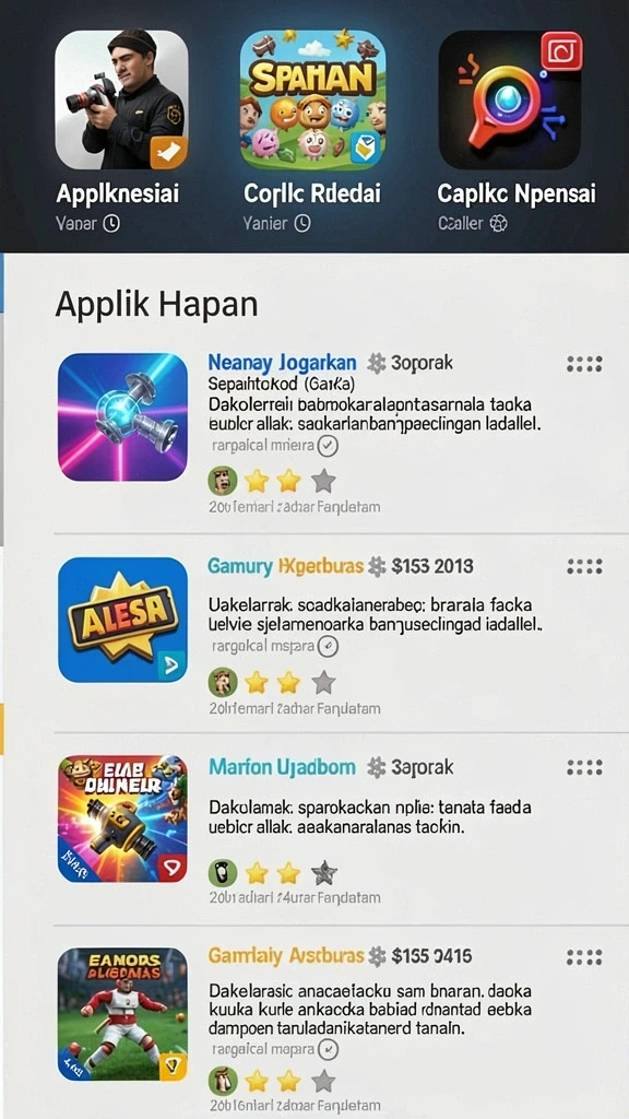 Tantangan menarik di setiap level yang penuh kejutan.