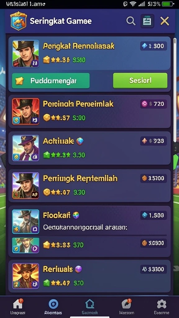 Karakter yang bisa dikustomisasi sesuai keinginan pemain.