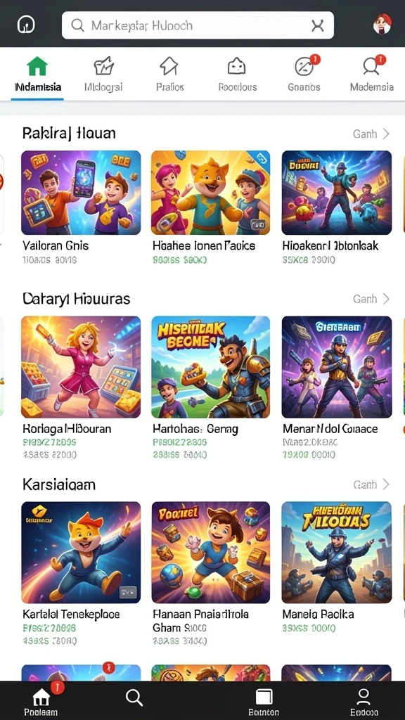 Tampilan antarmuka yang sederhana dan intuitif.