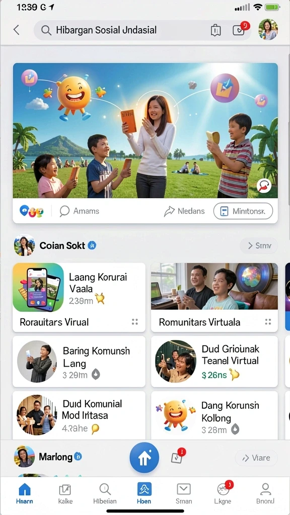Desain karakter yang unik dan beragam.