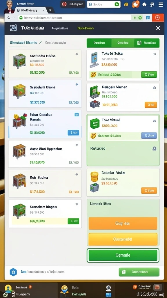 Tampilan awal aplikasi 73K yang menarik.