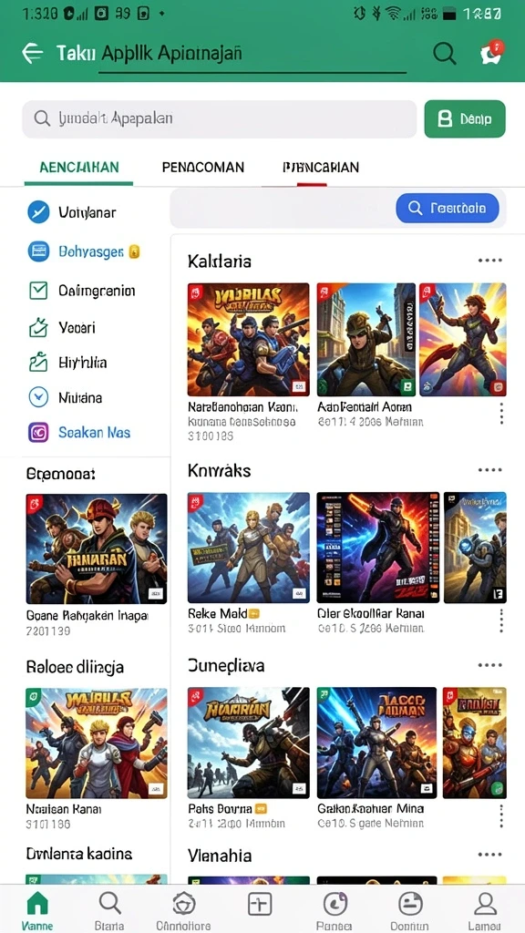 Grafis yang memukau dan warna yang cerah.
