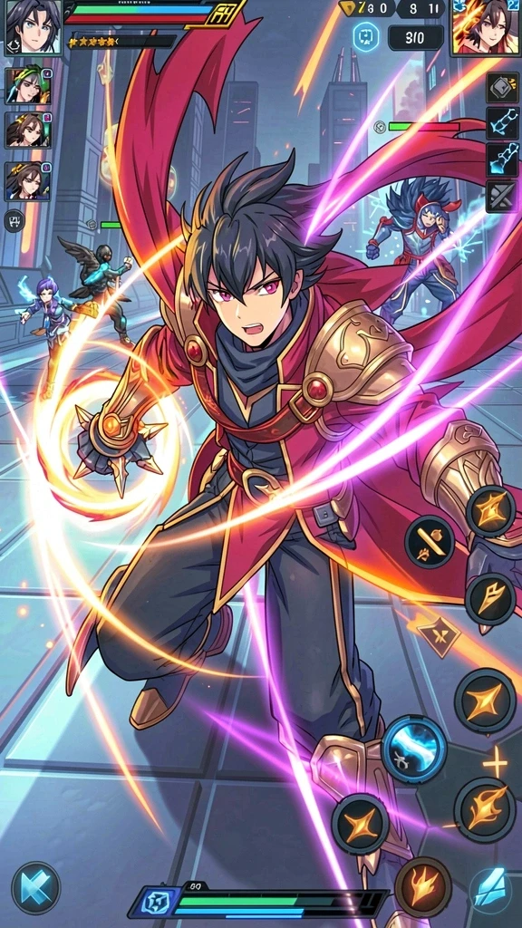 Lihat grafis indah dari pemandangan dalam game.