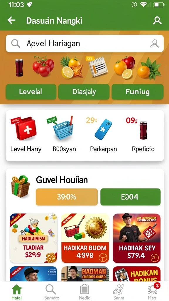 Desain grafis yang memukau dari setiap level.