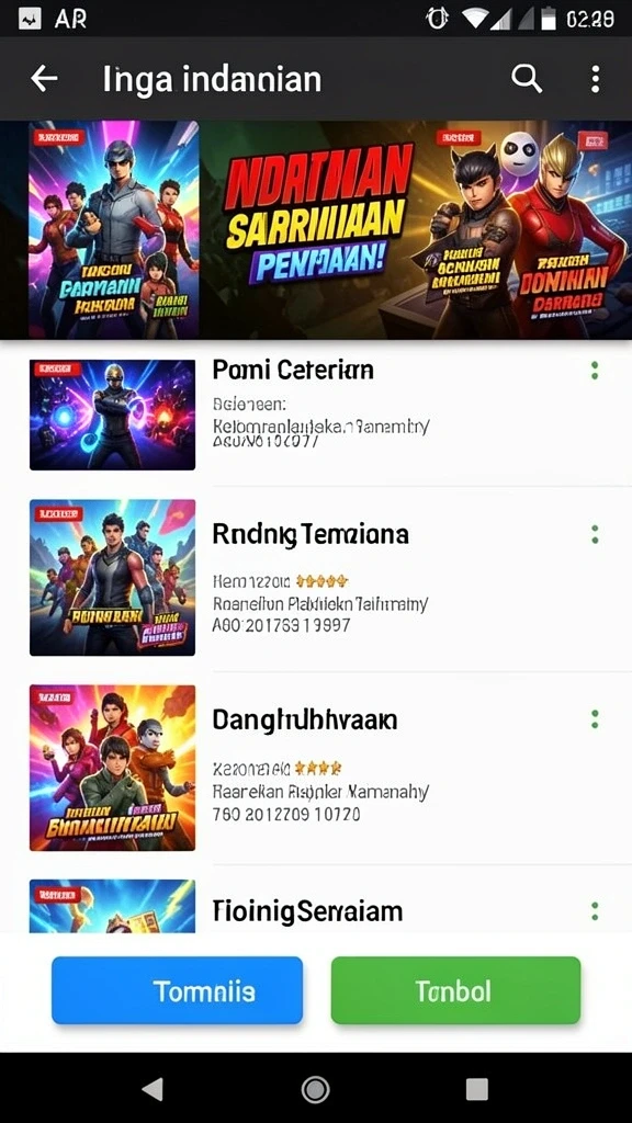 Tampilan antarmuka yang menarik dan user-friendly.