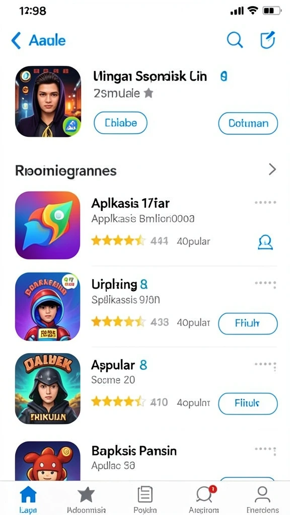 Tampilan level dengan desain yang menakjubkan.