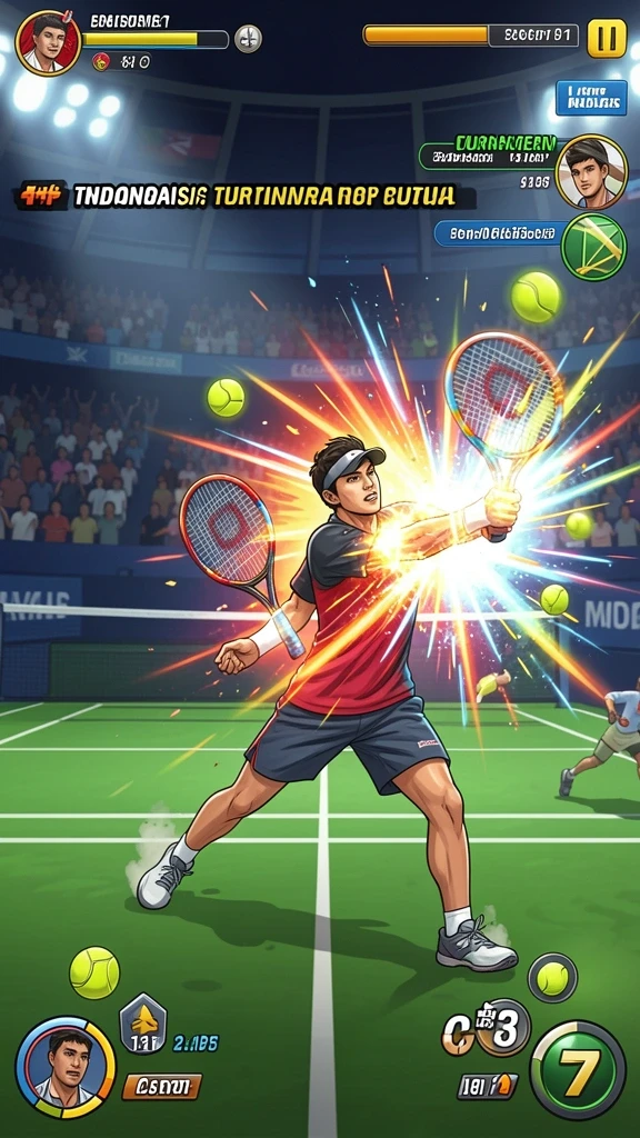 Tangkapan layar menampilkan grafis yang menarik dan tajam.