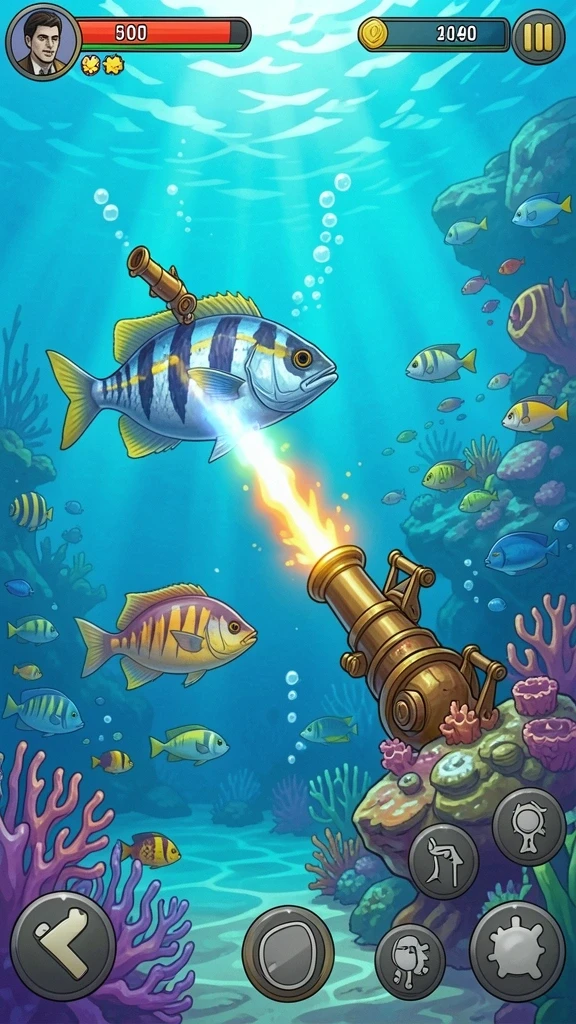 Screenshot dari mode multiplayer yang menunjukkan interaksi antar pemain.