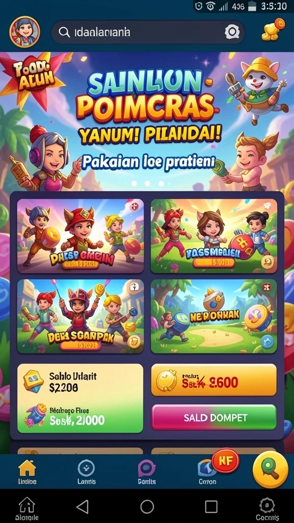 Tampilan antarmuka yang menarik dan mudah digunakan.