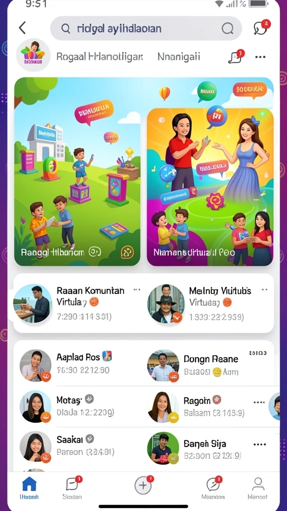 Tampilan antarmuka yang mudah digunakan dan menarik.