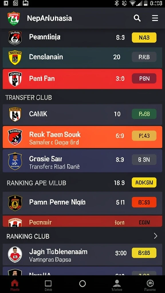 Tampilan level yang penuh warna dan menarik.