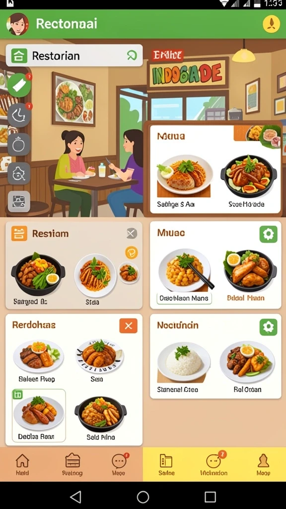 Fitur multiplayer yang memungkinkan bermain dengan teman.