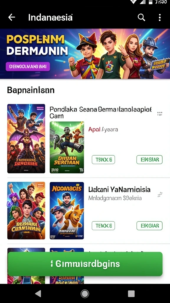 Tampilan antarmuka yang menarik dan modern.