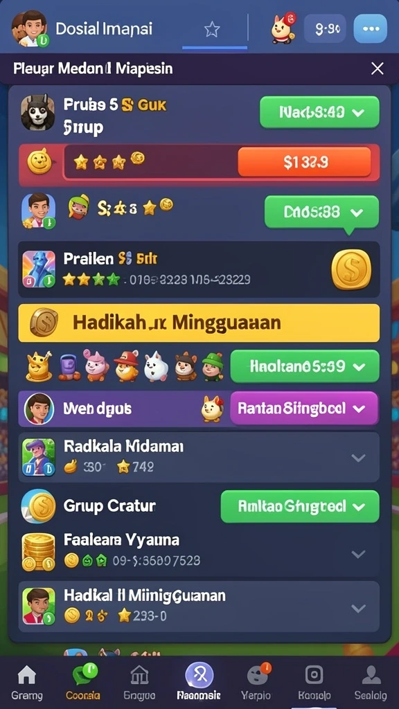 Bonus dan promosi menarik untuk pengguna setia.