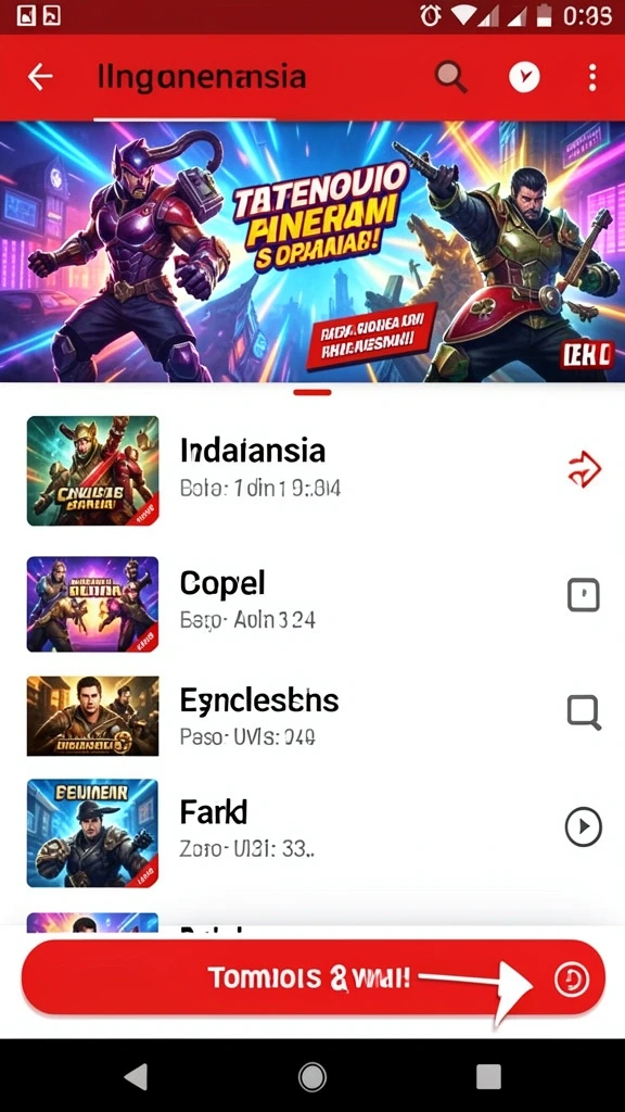 Screenshot momen seru saat bertarung dengan karakter unik.