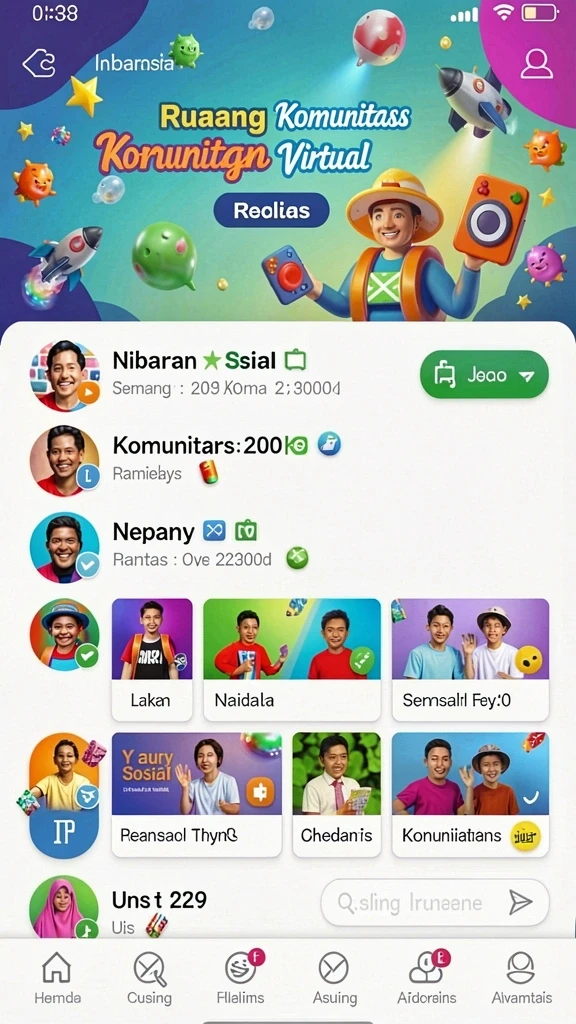 Gameplay yang seru dengan banyak tantangan menarik.