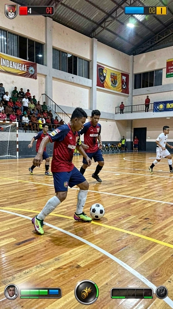 Salah satu level yang penuh tantangan dan rintangan.