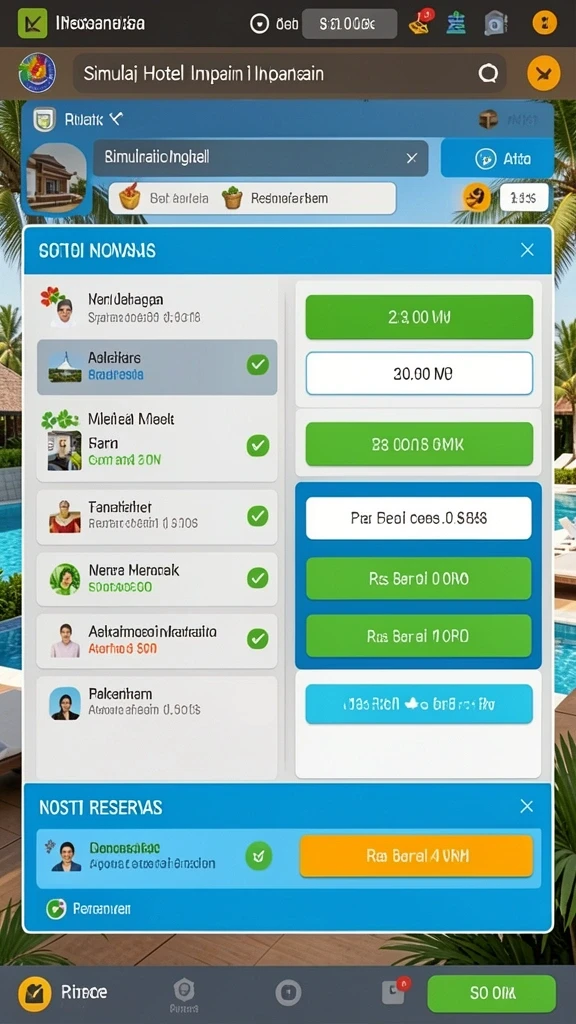 Antarmuka pengguna yang intuitif dan atraktif.