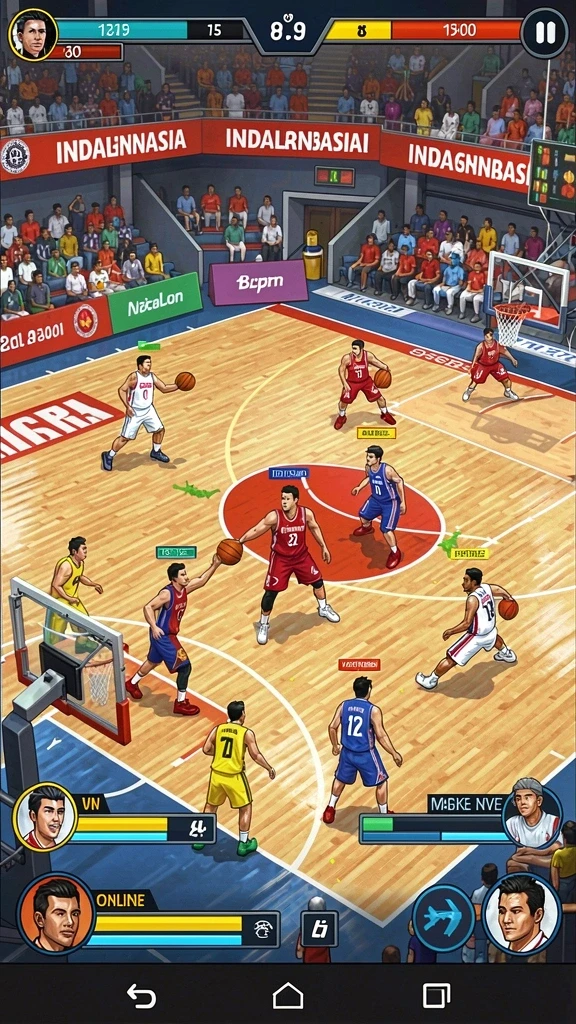 Karakter unik dan beragam dalam game ini.