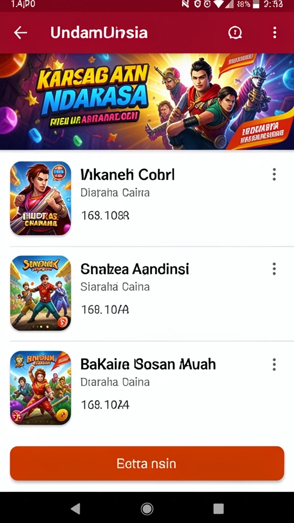 Tampilan antarmuka yang sederhana dan mudah digunakan.