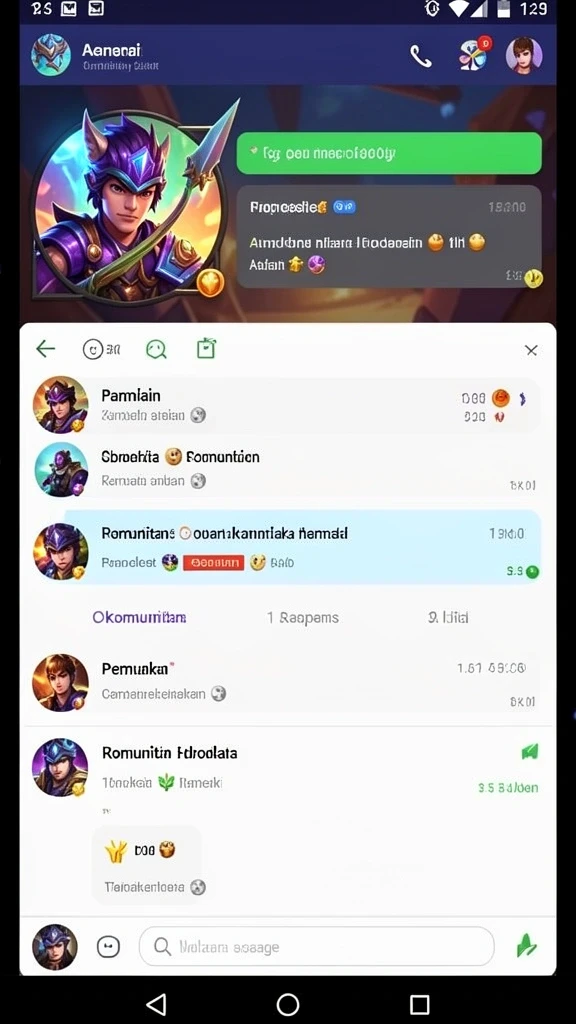 Tampilan antarmuka yang user-friendly.