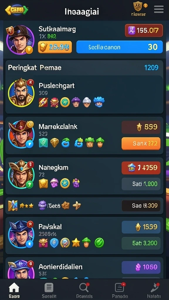 Fitur sosial yang memungkinkan interaksi dengan pemain lain.