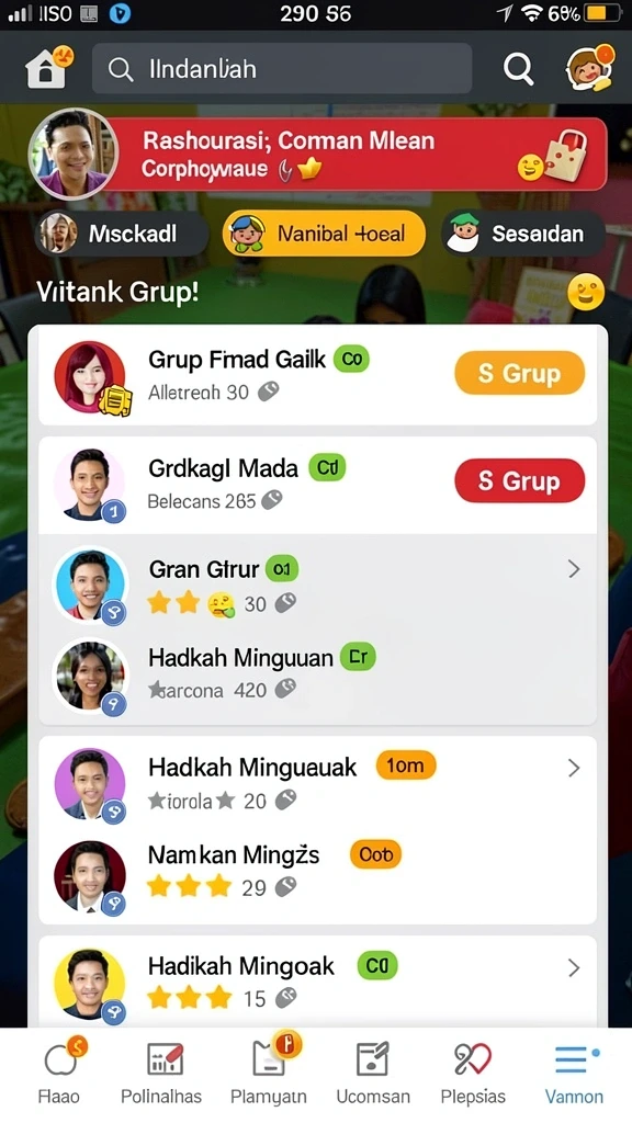 Pilihan karakter yang beragam untuk meningkatkan pengalaman bermain.