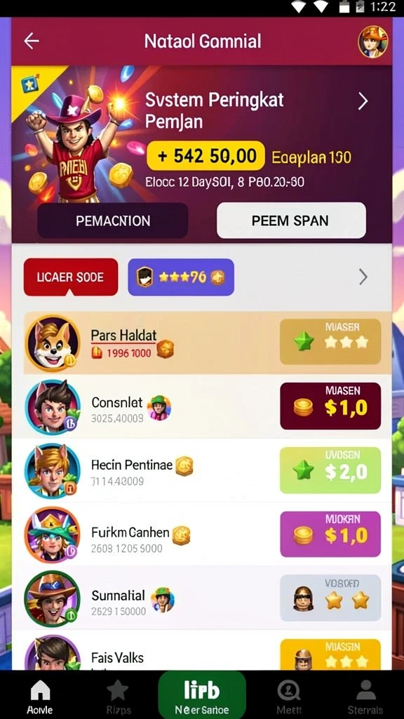 Screenshot dari permainan slot yang mengasyikkan.