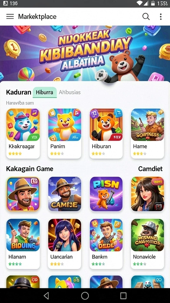 Karakter pilihan yang beragam dan lucu.