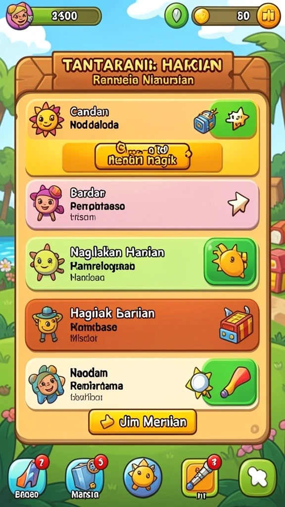 Tangkapan layar menampilkan momen aksi seru dalam permainan.