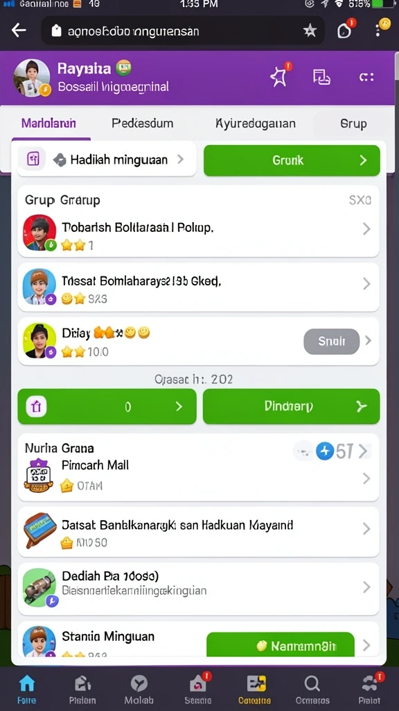 Beragam karakter dengan kemampuan unik.