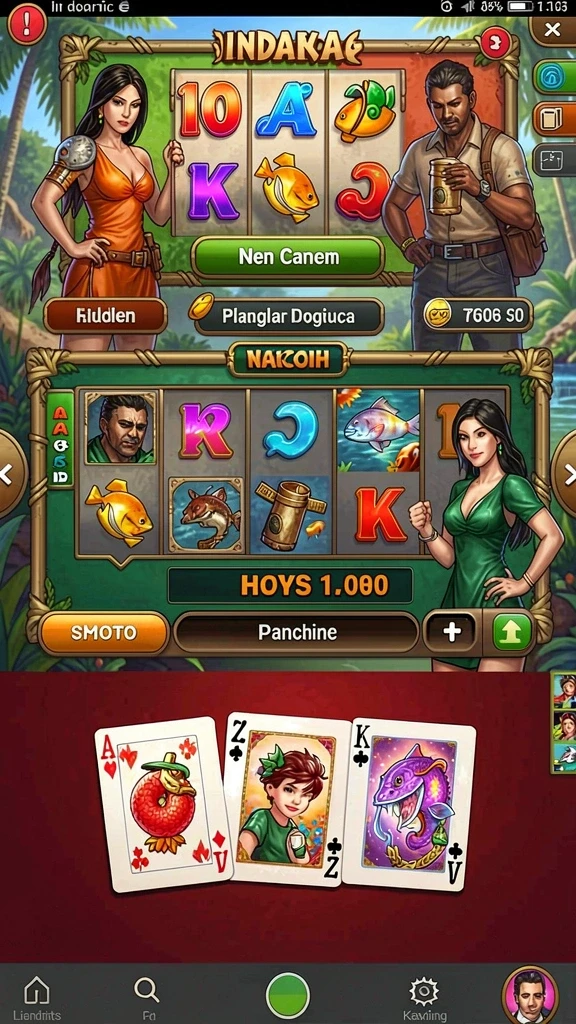 Interaksi multiplayer yang seru dengan pemain lain di SAND77.