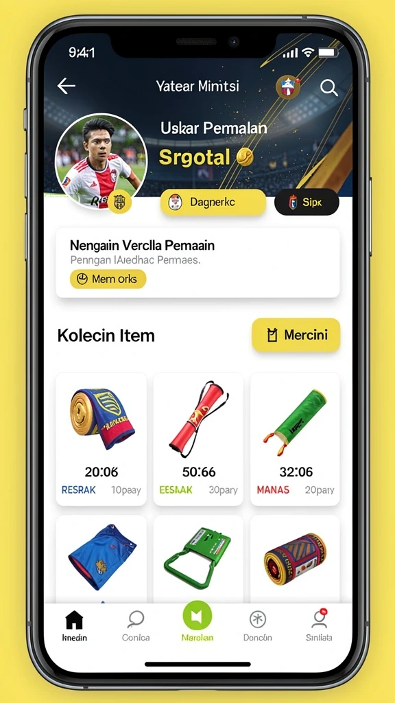 Tampilan awal SESETOTO yang menarik.