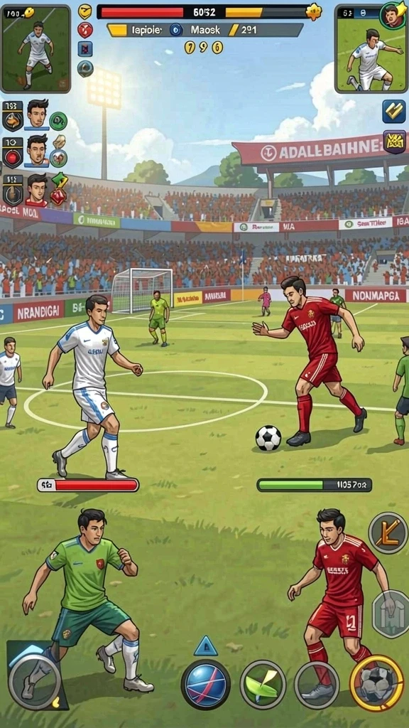 Grafik menawan yang membuat permainan semakin seru.