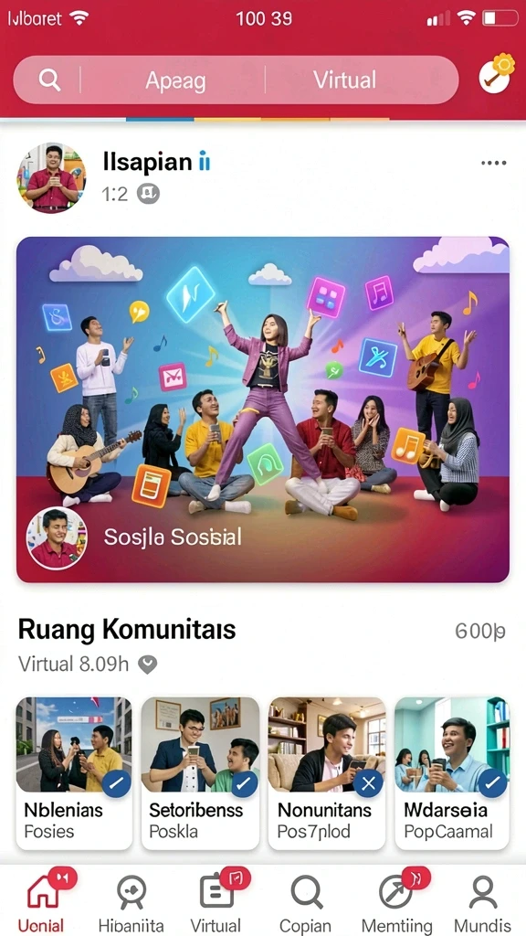 Tampilan antarmuka yang ramah pengguna.