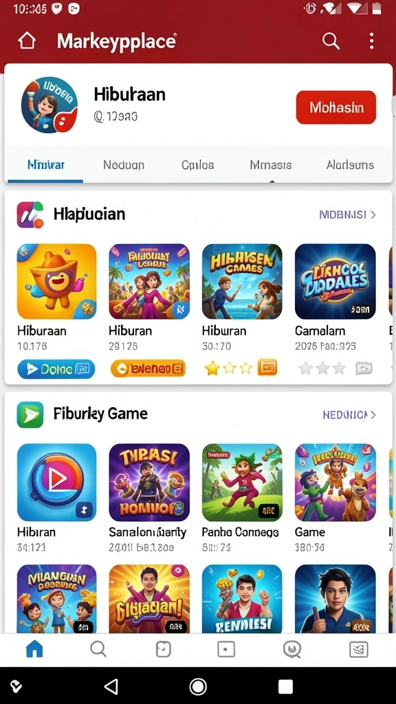 Fitur event spesial yang menawarkan hadiah menarik.