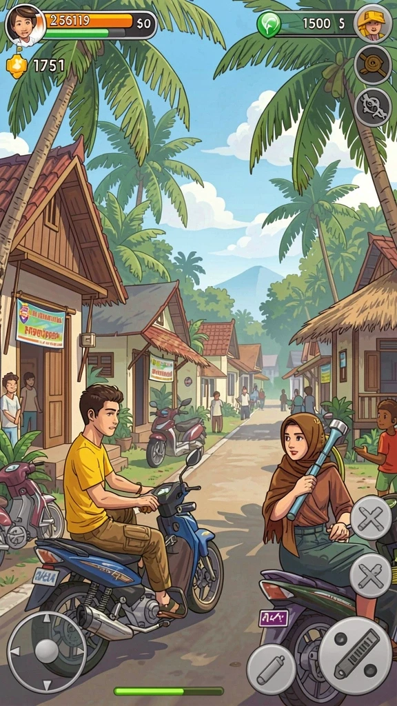 Tampilan antarmuka yang user-friendly dan menarik.