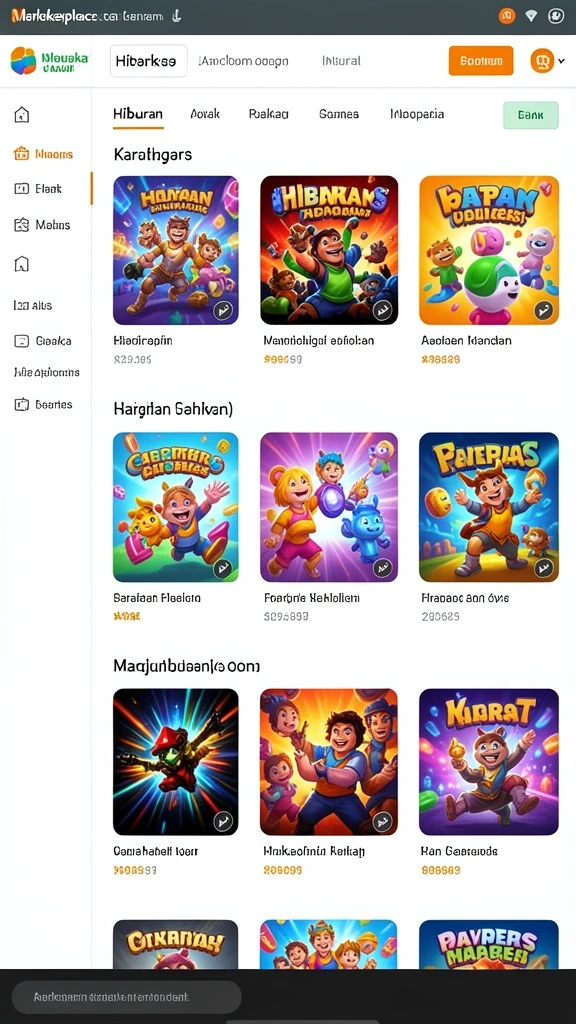 Tampilan antarmuka SXXPLAY yang intuitif.