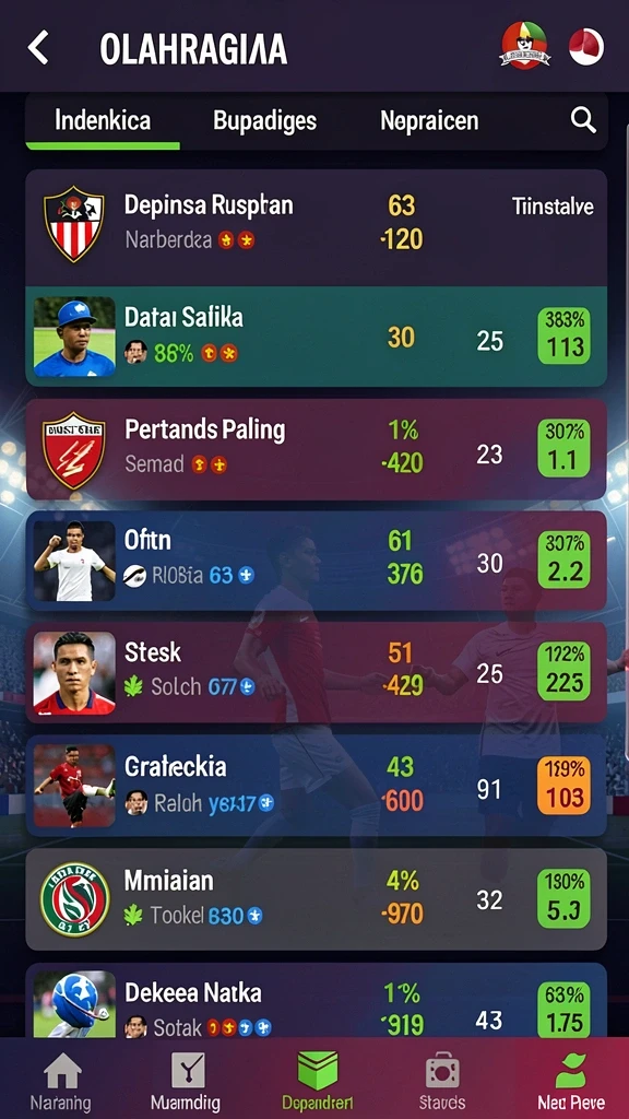 Tangkapan layar menampilkan gameplay seru di V87.